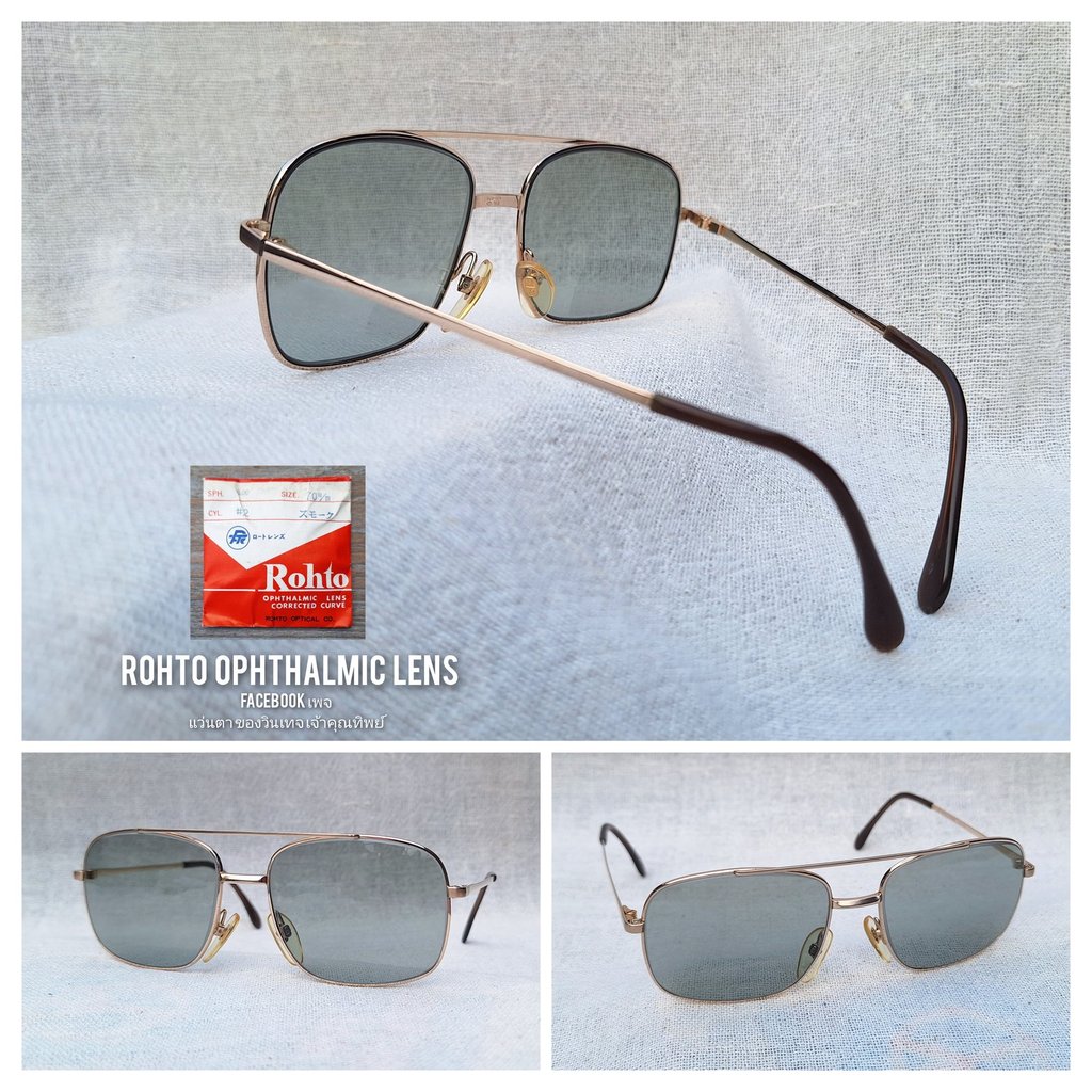 แว่นตาเทพเจ้าของชาวเยอรมัน โรเดนสต็อค–RODENSTOCK รุ่นหายาก คาโรลุส–CAROLUS SERIES กรอบทองคำแท้–หุ้ม 10KGF สัดส่วนทองคำบริสุทธิ์ 41.67% โมเดลคลาสสิค–นักบิน–คาราวานทหาร–คานยาว¹ สภาพเทพ เก่าเก็บทศวรรษ 1960 เลนส์กระจกคริสตัล ROHTO OPHTHALMIC ป้องกัน UV100% น.น.38g ขนาดมาตรฐานโมเดลนี้ 138mm แว่นตาเทพเจ้าของชาวเยอรมัน โรเดนสต็อค–RODENSTOCK รุ่นหายาก คาโรลุส–CAROLUS SERIES กรอบทองคำแท้–หุ้ม 10KGF สัดส่วนทองคำบริสุทธิ์ 41.67% โมเดลคลาสสิค–นักบิน–คาราวานทหาร–คานยาว¹ สภาพเทพ เก่าเก็บทศวรรษ 1960 เลนส์กระจกคริสตัล ROHTO OPHTHALMIC ป้องกัน UV100% น.น.38g ขนาดมาตรฐานโมเดลนี้ 138mm