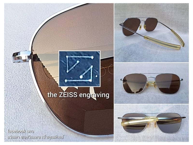 1 ใน 4 โคตรแว่นตาอเมริกันเสืออากาศทศวรรษ 1970s ยุคสงครามเวียดนาม คอมมานด์–เอโอ COMMAND–AO ตัวแท้ สภาพดีงาม วินเทจใช้งานถนอม  โคตรเลนส์กระจกคริสตัลพระเจ้าอันล้ำค่า คาร์ล ไซส์ เยนา–CARL ZEISS JENA ที่ได้รับยกย่องว่าดีที่สุดตลอดกาลของชนชาติเยอรมัน น.น.38g ขนาดมาตรฐาน–ใหญ่ 147mm สวมใส่ได้ทุกขนาดใบหน้า