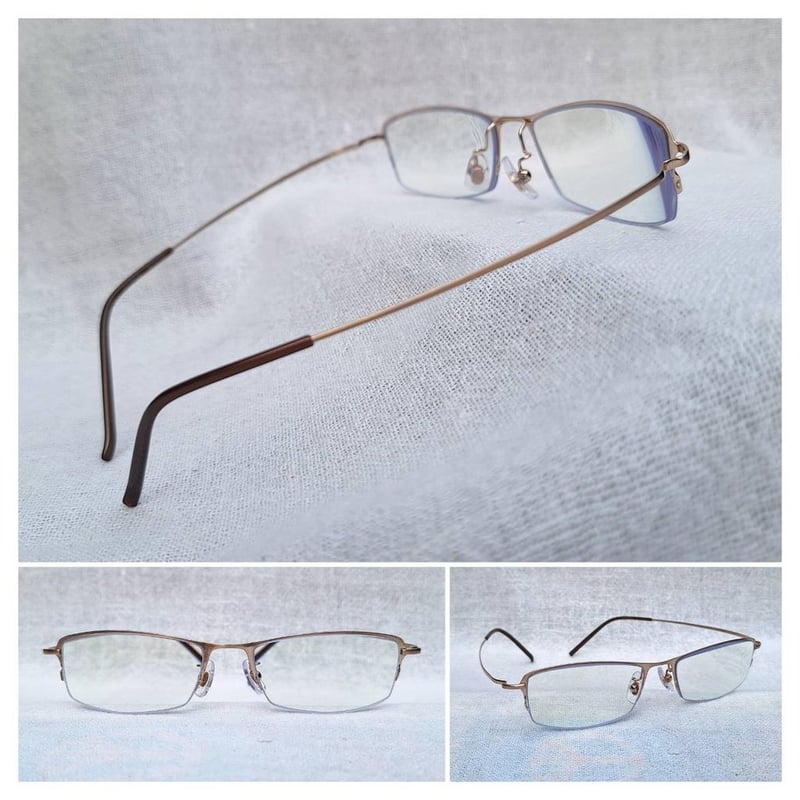 แว่นสายตาอเมริกันแคลิฟอร์เนียนสายพันธุ์ซาบาเอะ ซีโรกรา-ZEROGRA ตัวแท้ สภาพเทพ เก่าเก็บกลางทศวรรษ 2010 ผลงานศิลปินชาวญี่ปุ่น โอกิ ซาโตะ กรอบวัสดุไฮเอนด์–เบต้าไทเทเนียม เลนส์บลูโพรเทคมัลติโค้ท ค่าสายตา +250 ป้องกันแสงสีฟ้าที่อันตรายจากคอมพิวเตอร์ทุกชนิด น.น. เบาพิเศษ 15g ขนาดมาตรฐาน–ฟรีไซซ์ 128–145mm