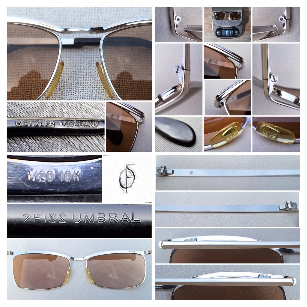 โคตรแว่นตาเก่าแก่ลำดับ 2 ของเยอรมนี เมทซเลอร์ METZLER–ZEISS ตัวแท้ สภาพเทพ เก่าเก็บทศวรรษ 1960 กรอบทองขาวแท้–หุ้ม 10K GF สัดส่วนทองคำบริสุทธิ์ 41.67% โมเดลหายาก–สี่เหลี่ยม–นักบิน–คาร์ลตัน แฟลช โคตรเลนส์กระจกพระเจ้า CARL ZEISS JENA ที่ได้รับยกย่องว่าดีที่สุดตลอดกาลของชนชาติเยอรมัน ขนาดมาตรฐาน 141mm