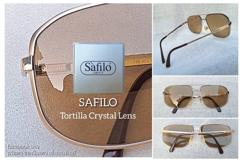 แว่นตาเทพเจ้าของชาวเยอรมัน โรเดนสต็อค–RODENSTOCK รุ่นพิเศษ–เอ็กซ์คิวซีฟ ซีรีส์ 696 ตัวแท้ สภาพเทพ เก่าเก็บทศวรรษ 1990 กรอบไทเทเนียมบริสุทธิ์สีทอง โคตรเลนส์กระจกอิตาเลียนวินเทจ ซาฟิโร–SAFILO หายาก สีน้ำตาล–ตอร์ติญ่า บานพับสปริงหลัง–Rodaflex ลิขสิทธิ์ของโรเดนสต็อค น.น.38g ขนาดมาตรฐานโมเดลนี้ 147mm