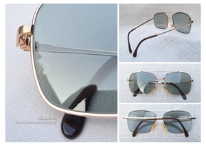 แว่นตาเทพเจ้าของชาวเยอรมัน โรเดนสต็อค–RODENSTOCK รุ่นหายาก คาโรลุส–CAROLUS SERIES กรอบทองคำแท้–หุ้ม 10KGF สัดส่วนทองคำบริสุทธิ์ 41.67% โมเดลคลาสสิค–นักบิน–คาราวานทหาร–คานยาว¹ สภาพเทพ เก่าเก็บทศวรรษ 1960 เลนส์กระจกคริสตัล ROHTO OPHTHALMIC ป้องกัน UV100% น.น.38g ขนาดมาตรฐานโมเดลนี้ 138mm