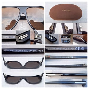 ที่สุดแห่งแว่นตาอเมริกันลักซ์ชัวรีแบรนด์ ทอม ฟอร์ด–TOM FORD Guillaume TF1208–N 01A คอลเลคชันล่าสุดฤดูใบไม้ผลิ ปี 2025 ตัวแท้ โคตรเลนส์กระจกคริสตัลพระเจ้าล้ำค่า คาร์ล ไซส์ เยนา–CARL ZEISS JENA ที่ได้รับยกย่องว่าดีที่สุดตลอดกาลของชนชาติเยอรมัน ขนาดมาตรฐาน–โอเวอร์ไซซ์ 150mm สวมใส่ได้ทุกขนาดใบหน้า