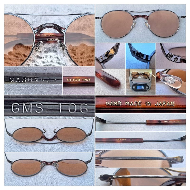 ฉลองพระเนตรแห่งองค์จักรพรรดิ มาซูนากะ–MASUNAGA GMS–106 รุ่นประวัติศาสตร์คว้ารางวัลชนะเลิศแว่นตาโลก ซิลโม ทองคำ อวอร์ด–Silmo d'Or Awar2015 โคตรเลนส์กระจกพระเจ้า คาร์ล ไซส์ เยนา–CARL ZEISS JENA ที่ได้รับยกย่องว่าดีที่สุดตลอดกาลของชนชาติเยอรมัน ขนาดมาตรฐาน–Standrad One Size136mm สวมใส่ได้ทุกขนาดใบหน้า