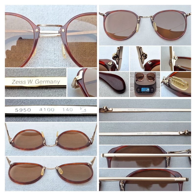 โคตรแว่นตาเยอรมันตะวันตกและเลนส์กระจกคริสตัลพระเจ้า คาร์ล ไซส์ เยนา–CARL ZEISS JENA ที่ได้รับยกย่องว่าดีที่สุดตลอดกาลของชนชาติเยอรมัน ตัวแท้ มือหนี่ง สต็อกเก่าทศวรรษ 1970 โคตรเลนส์กระจก CARL ZEISS JENA สีอำพัน–สว่าง มองเห็นดวงตาผู้สวมใส่ ขนาดมาตรฐาน–Standard One Size 132mm สวมใส่ได้ทุกขนาดใบหน้า