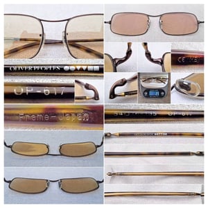 ที่สุดแห่งแว่นตาอเมริกันสายพันธุ์แคลิฟอร์เนียน โอลิเวอร์ พีเพิลส์–OLIVER PEOPLES สภาพเทพ เก่าเก็บทศวรรษ 1990 ผลงานช่างหัตถศิลป์ Eyevan Inc แห่งเมืองซาบาเอะ เลนส์กระจกคริสตัลญี่ปุ่น ไฮคลาส โดย MARUEMU LENS สีกากี–สว่าง มองเห็นดวงตาผู้สวมใส่ ขนาดมาตรฐาน–Standard One Size 142mm สวมใส่ได้ทุกขนาดใบหน้า