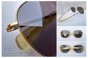 1 ใน 4 โคตรแว่นตาอเมริกันเสืออากาศทศวรรษ 1980 ราคานักศึกษา ป.โท เอโอ อเมริกัน ออปติคัล–AO AMERICAN OPTICAL ตัวแท้ สภาพงดงาม  วินเทจใช้งานถนอม มุมแว่นข้างขวาด้านล่างมีรอยเชื่อมซ่อมเล็กจิ๋ว 1 ตำแหน่ง นอกนั้นทุกส่วนงามกริ๊บ โคตรเลนส์กระจกคริสตัลกันแดด ORIGINAL AO ศักยภาพสูงสุด ขนาดมาตรฐาน–ใหญ่ 148mm