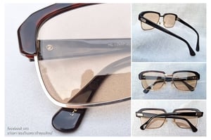 แว่นตาโอเวอร์ไซซ์–โบรว์ไลน์–แฮนด์คราฟท์ยุคโชวะ เรตินา–RETINA มือหนึ่ง สต็อกเก่าทศวรรษ 1970 กรอบทองคำแท้–หุ้ม 12K GF สัดส่วนทองคำบริสุทธิ์ 50% คิ้วและก้านขา–เซลลูลอยด์–ลายกระ–เกรดพรีเมียม เลนส์กระจกคริสตัลฝร้งเศสกันแดด สีน้ำตาล–โกลเดนร็อด ขนาดมาตรฐาน–โอเวอร์ไซซ์ 150mm อุ๊ต๊ะ ! เต็มหน้าเต็มตาดีจริง ๆ แว่นตาโอเวอร์ไซซ์–โบรว์ไลน์–แฮนด์คราฟท์ยุคโชวะ เรตินา–RETINA มือหนึ่ง สต็อกเก่าทศวรรษ 1970 กรอบทองคำแท้–หุ้ม 12K GF สัดส่วนทองคำบริสุทธิ์ 50% คิ้วและก้านขา–เซลลูลอยด์–ลายกระ–เกรดพรีเมียม เลนส์กระจกคริสตัลฝร้งเศสกันแดด สีน้ำตาล–โกลเดนร็อด ขนาดมาตรฐาน–โอเวอร์ไซซ์ 150mm อุ๊ต๊ะ ! เต็มหน้าเต็มตาดีจริง ๆ