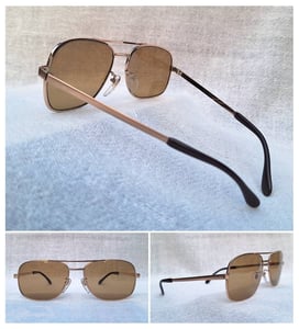 แว่นตาปัญญาชนอังกฤษในตำนานศตวรรษที่ 20 อ็อกซ์ฟอร์ด–OXFORD ตัวแท้ มือหนึ่ง สต็อกเก่าทศวรรษ 1980 กรอบทองคำแท้–หุ้ม 14K GF ล้ำค่า โอ พระเจ้า สัดส่วนทองคำบริสุทธิ์ 58.33% โคตรเลนส์กระจกอิตาเลียนวินเทจ ซาฟิโร–SAFILO สีน้ำตาล–ตอร์ติญ่า หายาก มองเห็นดวงตา น.น.38g ขนาดมาตรฐานโมเดลนี้ 138mm สวมใส่สบาย ๆ