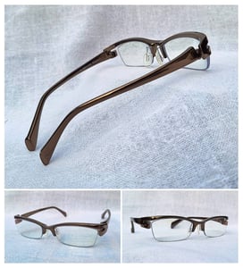 แว่นสายตาเจแปนิสแฮนด์คราฟท์ทศวรรษ 2010 ซิสเซิม–Z:ISM ตัวแท้ มือหนึ่ง สภาพเทพไม่เคยใช้งาน โมเดลคลาสสิก–สี่เหลี่ยมผืนผ้า–แคบ กรอบโลหะสีทอง–โกลเดนบราวน์ เลนส์บลูโพรเทค มัลติโค้ท ค่าสายตา +275 ป้องกันแสงสีฟ้าที่อันตรายจากคอมพิวเตอร์ทุกชนิด ขนาดมาตรฐาน–ฟรีไซซ์ 144mm สวมใส่ได้ทุกขนาดใบหน้า แว่นสายตาเจแปนิสแฮนด์คราฟท์ทศวรรษ 2010 ซิสเซิม–Z:ISM ตัวแท้ มือหนึ่ง สภาพเทพไม่เคยใช้งาน โมเดลคลาสสิก–สี่เหลี่ยมผืนผ้า–แคบ กรอบโลหะสีทอง–โกลเดนบราวน์ เลนส์บลูโพรเทค มัลติโค้ท ค่าสายตา +275 ป้องกันแสงสีฟ้าที่อันตรายจากคอมพิวเตอร์ทุกชนิด ขนาดมาตรฐาน–ฟรีไซซ์ 144mm สวมใส่ได้ทุกขนาดใบหน้า