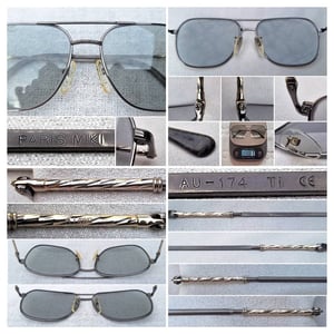 แว่นตาไทเทเนียมบริสุทธิ์เกรดพรีเมียมประดับแท่งทองขาวเนื้อตัน–Solid White Gold K14 เนื้อทองคำบริสุทธิ์ล้ำค่า 58.5% ปารีส มิกิ–PARIS MIKI ตัวแท้ สภาพเทพ เก่าเก็บทศวรรษ 1980 เลนส์กระจกคริสตัลญี่ปุ่น ทิลโก้–TILCO by T.T. Lens Co., Ltd น.น.31g ขนาดมาตรฐาน–Standard One size 138mm สวมใส่ได้ทุกขนาดใบหน้า แว่นตาไทเทเนียมบริสุทธิ์เกรดพรีเมียมประดับแท่งทองขาวเนื้อตัน–Solid White Gold K14 เนื้อทองคำบริสุทธิ์ล้ำค่า 58.5% ปารีส มิกิ–PARIS MIKI ตัวแท้ สภาพเทพ เก่าเก็บทศวรรษ 1980 เลนส์กระจกคริสตัลญี่ปุ่น ทิลโก้–TILCO by T.T. Lens Co., Ltd น.น.31g ขนาดมาตรฐาน–Standard One size 138mm สวมใส่ได้ทุกขนาดใบหน้า