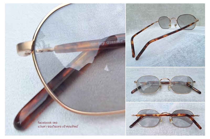 แว่นตาแฮนด์คราฟท์กรอบเล็กโดยช่างฝีมือเมืองซาบาเอะ โอ มาย กลาสเซส–Oh My Glasses TOKYO รุ่นอมตะ Reggie 2 ตัวแท้ สภาพเทพ เก่าเก็บ ค.ศ.2020 กรอบเบต้าไทเทเนียมสีทอง โมเดลแปดเหลี่ยม–โค้งมน เลนส์กระจกออโต้ฝรั่งเศส ปรับความเข้มอัตโนมัติ ขนาดมาตรฐาน–Standard One Size 130mm ผลิตไซซ์ดียว สวมใส่ได้ทุกขนาดใบหน้า แว่นตาแฮนด์คราฟท์กรอบเล็กโดยช่างฝีมือเมืองซาบาเอะ โอ มาย กลาสเซส–Oh My Glasses TOKYO รุ่นอมตะ Reggie 2 ตัวแท้ สภาพเทพ เก่าเก็บ ค.ศ.2020 กรอบเบต้าไทเทเนียมสีทอง โมเดลแปดเหลี่ยม–โค้งมน เลนส์กระจกออโต้ฝรั่งเศส ปรับความเข้มอัตโนมัติ ขนาดมาตรฐาน–Standard One Size 130mm ผลิตไซซ์ดียว สวมใส่ได้ทุกขนาดใบหน้า