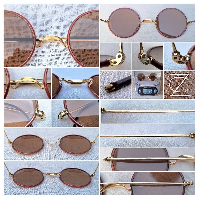 แว่นตาอเมริกันวินด์เซอร์ทศวรรษ 1940 AMERICAN WINDSOR GLASSES ตัวแท้ สภาพเทพ กรอบทองคำแท้–หุ้ม 12K GF ไม่ตอกตัวอักษร สัดส่วนทองคำบริสุทธิ์ 50% โคตรเลนส์กระจกพระเจ้า CARL ZEISS JENA ที่ได้รับยกย่องว่าดีที่สุดตลอดกาลของชนชาติเยอรมัน น.น.22g ขนาดมาตรฐาน–ใหญ่ของโมเดลนี้ 122mm สวมใส่ได้ทุกขนาดใบหน้า แว่นตาอเมริกันวินด์เซอร์ทศวรรษ 1940 AMERICAN WINDSOR GLASSES ตัวแท้ สภาพเทพ กรอบทองคำแท้–หุ้ม 12K GF ไม่ตอกตัวอักษร สัดส่วนทองคำบริสุทธิ์ 50% โคตรเลนส์กระจกพระเจ้า CARL ZEISS JENA ที่ได้รับยกย่องว่าดีที่สุดตลอดกาลของชนชาติเยอรมัน น.น.22g ขนาดมาตรฐาน–ใหญ่ของโมเดลนี้ 122mm สวมใส่ได้ทุกขนาดใบหน้า