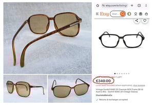 ที่สุดแห่งแว่นตาผู้ดีอังกฤษสายพันธุ์ลอนเดินเนอร์ อัลเฟรด ดันฮิลล์-ALFRED DUNHILL รุ่นคลาสสิก 6060 ตัวแท้ สภาพเทพ เก่าเก็บ ค.ศ.1987 กรอบวัสดุไฮเอนด์–อ็อปทิล–สีอำพัน–โปร่งแสง เลนส์กระจกคริสตัลญี่ปุ่น ยูเนียน คัลเลอร์–UNION COLOR LENS สีน้ำตาลตอร์ติญ่า มองเห็นดวงตา น.น.37g ขนาดมาตรฐาน 142mm