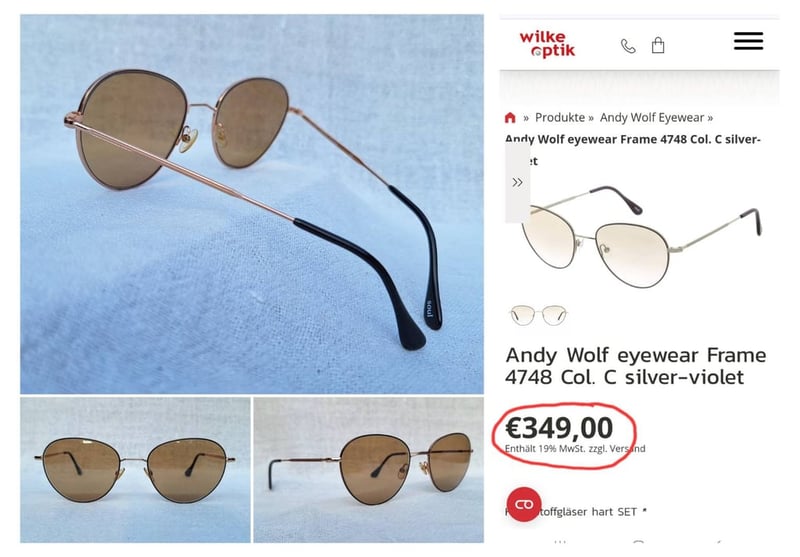 แว่นตาลักซ์ชัวรีแบรนด์อิสระจากออสเตรียที่โดดเด่นที่สุด แอนดี้ วูล์ฟ–ANDY WOLF ตัวแท้ สภาพเทพ เก่าเก็บทศวรรษ 2010 ผลงานของ แคทารีนา ชลาเกอร์ ศิลปินนักออกแบบจากเมืองกราซ เลนส์กระจกไฮ–คลาสญี่ปุ่น FLYING HORUS สีน้ำตาล–ตอร์ติญ่า หายาก งดงามมาก ขนาดมาตรฐาน–Standard One Size 142mm สวมใส่ได้ทุกขนาดใบหน้า แว่นตาลักซ์ชัวรีแบรนด์อิสระจากออสเตรียที่โดดเด่นที่สุด แอนดี้ วูล์ฟ–ANDY WOLF ตัวแท้ สภาพเทพ เก่าเก็บทศวรรษ 2010 ผลงานของ แคทารีนา ชลาเกอร์ ศิลปินนักออกแบบจากเมืองกราซ เลนส์กระจกไฮ–คลาสญี่ปุ่น FLYING HORUS สีน้ำตาล–ตอร์ติญ่า หายาก งดงามมาก ขนาดมาตรฐาน–Standard One Size 142mm สวมใส่ได้ทุกขนาดใบหน้า