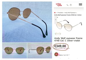 แว่นตาลักซ์ชัวรีแบรนด์อิสระจากออสเตรียที่โดดเด่นที่สุด แอนดี้ วูล์ฟ–ANDY WOLF ตัวแท้ สภาพเทพ เก่าเก็บทศวรรษ 2010 ผลงานของ แคทารีนา ชลาเกอร์ ศิลปินนักออกแบบจากเมืองกราซ เลนส์กระจกไฮ–คลาสญี่ปุ่น FLYING HORUS สีน้ำตาล–ตอร์ติญ่า หายาก งดงามมาก ขนาดมาตรฐาน–Standard One Size 142mm สวมใส่ได้ทุกขนาดใบหน้า แว่นตาลักซ์ชัวรีแบรนด์อิสระจากออสเตรียที่โดดเด่นที่สุด แอนดี้ วูล์ฟ–ANDY WOLF ตัวแท้ สภาพเทพ เก่าเก็บทศวรรษ 2010 ผลงานของ แคทารีนา ชลาเกอร์ ศิลปินนักออกแบบจากเมืองกราซ เลนส์กระจกไฮ–คลาสญี่ปุ่น FLYING HORUS สีน้ำตาล–ตอร์ติญ่า หายาก งดงามมาก ขนาดมาตรฐาน–Standard One Size 142mm สวมใส่ได้ทุกขนาดใบหน้า