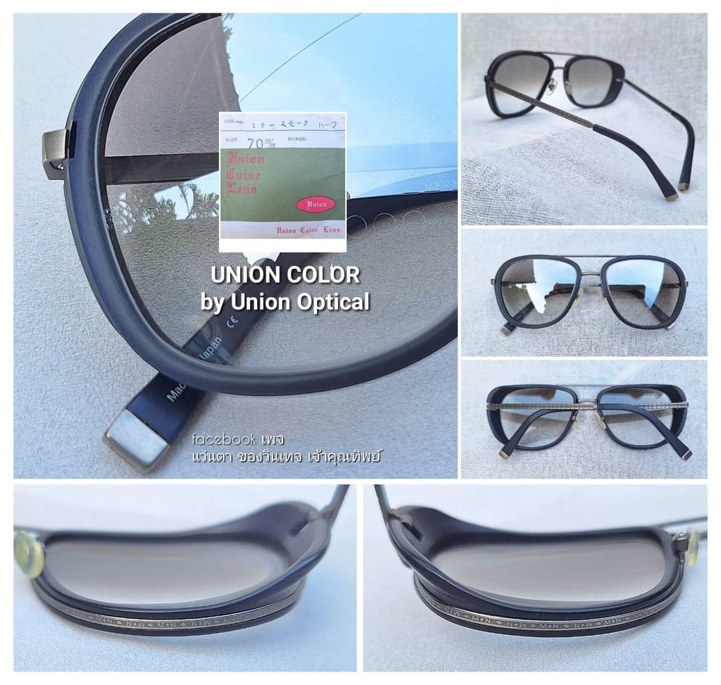 1 ในโคตรแว่นตาแฮนด์คราฟท์ที่ดีที่สุดของญี่ปุ่น มัตสึดะ–MATSUDA รุ่น M3023 ตัวประวัติศาสตร์ สวมใส่โดย โรเบิร์ต ดาวนีย์ จูเนียร์ ในอภิมหาภาพยนตร์อเมริกันซุปเปอร์ฮีโร่ IRON MAN ภาค 3 กรอบไทเทเนียมบริสุทธิ์สีเงินโบราณ–แกะลาย โล่กำบัง–อะซีเทต–อนุพันธุ์เส้นใยฝ้าย เลนส์กระจกคริสตัล UNION COLOR ขนาด 142mm