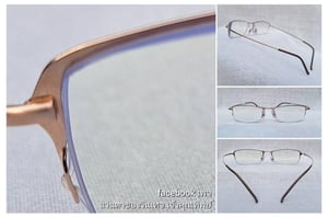 แว่นสายตาอเมริกันแคลิฟอร์เนียนสายพันธุ์ซาบาเอะ ซีโรกรา-ZEROGRA ตัวแท้ สภาพเทพ เก่าเก็บกลางทศวรรษ 2010 ผลงานศิลปินชาวญี่ปุ่น โอกิ ซาโตะ กรอบวัสดุไฮเอนด์–เบต้าไทเทเนียม เลนส์บลูโพรเทคมัลติโค้ท ค่าสายตา +250 ป้องกันแสงสีฟ้าที่อันตรายจากคอมพิวเตอร์ทุกชนิด น.น. เบาพิเศษ 15g ขนาดมาตรฐาน–ฟรีไซซ์ 128–145mm