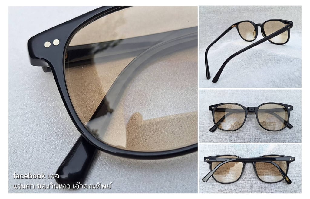 ที่สุดแห่งแว่นตาอเมริกันสายพันธุ์แคลิฟอร์เนียน โอลิเวอร์ พีเพิลส์–OLIVER PEOPLES ตัวแท้ สภาพเทพใช้งานสุดทนุถนอม กรอบอะซีเทต–อนุพันธุ์เส้นใยพืช–ดำ เลนส์กระจกคริสตัล 2 ชั้น สีน้ำตาล–คาราเมล ค่าสายตายาว +250 มองไกล +25 ชัดแจ๋วถึงปลายฟ้า ใช้เป็นแว่นกันแดดได้ในตัว ขนาดมาตรฐาน 138mm สวมใส่ได้ทุกขนาดใบหน้า
