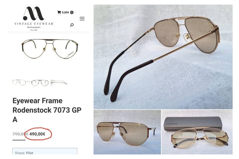 แว่นตาเทพเจ้าของชาวเยอรมัน โรเดนสต็อค–RODENSTOCK รุ่นลักซ์ชัวรีหายาก Lifestyle 7073 สภาพเทพ เก่าเก็บทศวรรษ 1980 โคตรเลนส์กระจกคริสตัล–ออโต้–อิตาเลียน บาร์เบรินี–BARBERINI ที่ได้รับยกย่องว่าเป็น 1 ในเลนส์กระจกแว่นตาที่ดีที่สุดในโลก สีน้ำตาลวอลนัท–สว่าง ปรับความเข้มอัตโนมัติ ขนาดมาตรฐาน–ใหญ่ 142mm