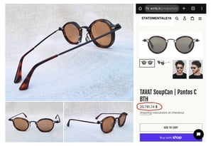 โคตรแว่นตาอิตาเลียนแฮนด์คราฟท์ที่ถือกำเนิดจาก 2 สิ่งดีที่สุดจาก 2 ทวีป ทาวาท–TAVAT รุ่นเรือธง Soup Can Collection สภาพเทพ เก่าเก็บทศวรรษ 2010 อลังการงานสร้างกว่า 100 ขั้นตอน เลนส์กระจกคริสตัลพระเจ้า CARL ZEISS JENA ที่ได้รับยกย่องว่าดีที่สุดตลอดกาลของชนชาติเยอรมัน ขนาดมาตรฐาน–Standard One Size 155mm โคตรแว่นตาอิตาเลียนแฮนด์คราฟท์ที่ถือกำเนิดจาก 2 สิ่งดีที่สุดจาก 2 ทวีป ทาวาท–TAVAT รุ่นเรือธง Soup Can Collection สภาพเทพ เก่าเก็บทศวรรษ 2010 อลังการงานสร้างกว่า 100 ขั้นตอน เลนส์กระจกคริสตัลพระเจ้า CARL ZEISS JENA ที่ได้รับยกย่องว่าดีที่สุดตลอดกาลของชนชาติเยอรมัน ขนาดมาตรฐาน–Standard One Size 155mm