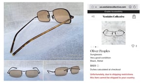 ที่สุดแห่งแว่นตาอเมริกันสายพันธุ์แคลิฟอร์เนียน โอลิเวอร์ พีเพิลส์–OLIVER PEOPLES สภาพเทพ เก่าเก็บทศวรรษ 1990 ผลงานช่างหัตถศิลป์ Eyevan Inc แห่งเมืองซาบาเอะ เลนส์กระจกคริสตัลญี่ปุ่น ไฮคลาส โดย MARUEMU LENS สีกากี–สว่าง มองเห็นดวงตาผู้สวมใส่ ขนาดมาตรฐาน–Standard One Size 142mm สวมใส่ได้ทุกขนาดใบหน้า