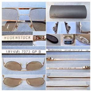 แว่นตาเทพเจ้าของชาวเยอรมัน โรเดนสต็อค–RODENSTOCK รุ่นลักซ์ชัวรีหายาก Lifestyle 7073 สภาพเทพ เก่าเก็บทศวรรษ 1980 โคตรเลนส์กระจกคริสตัล–ออโต้–อิตาเลียน บาร์เบรินี–BARBERINI ที่ได้รับยกย่องว่าเป็น 1 ในเลนส์กระจกแว่นตาที่ดีที่สุดในโลก สีน้ำตาลวอลนัท–สว่าง ปรับความเข้มอัตโนมัติ ขนาดมาตรฐาน–ใหญ่ 142mm