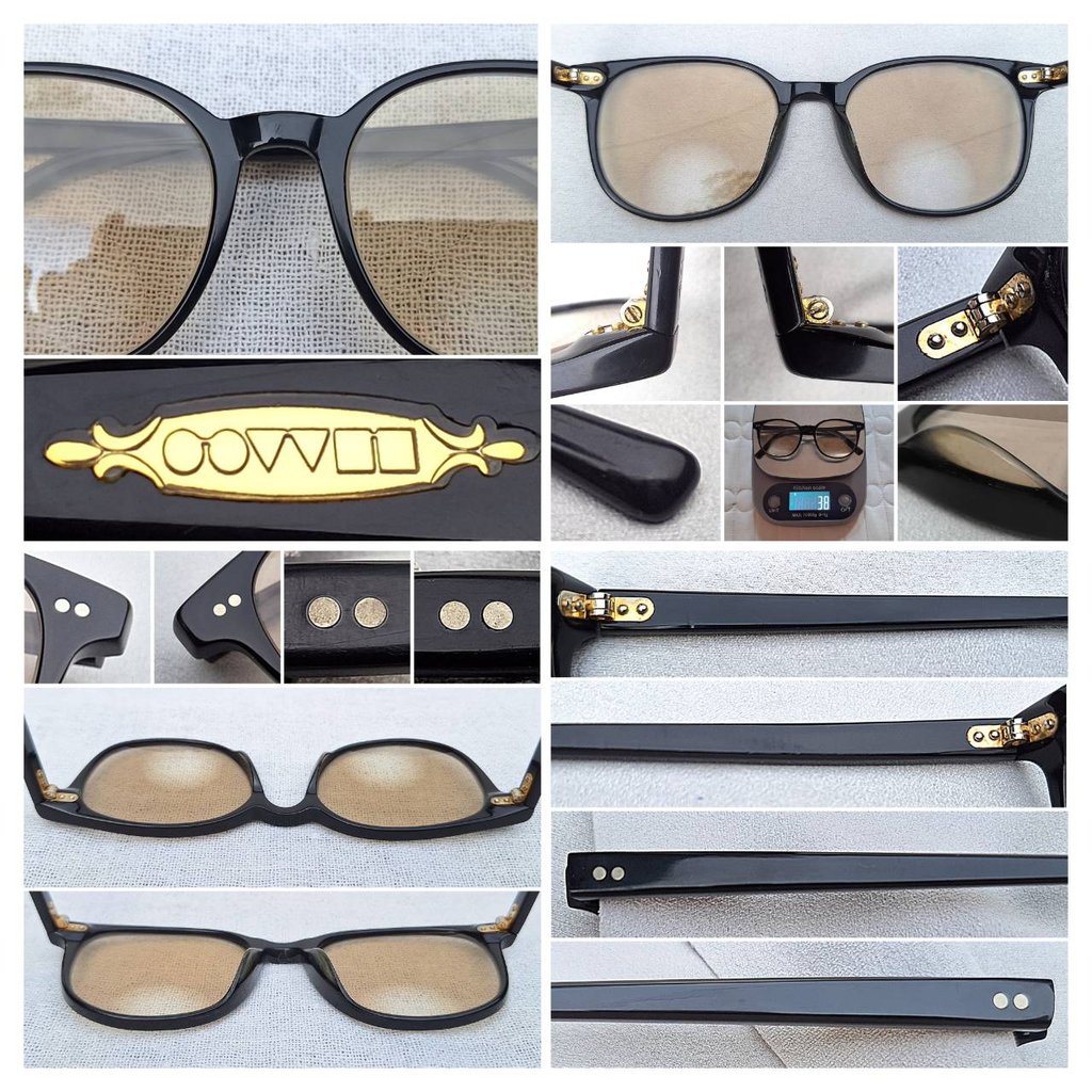 ที่สุดแห่งแว่นตาอเมริกันสายพันธุ์แคลิฟอร์เนียน โอลิเวอร์ พีเพิลส์–OLIVER PEOPLES ตัวแท้ สภาพเทพใช้งานสุดทนุถนอม กรอบอะซีเทต–อนุพันธุ์เส้นใยพืช–ดำ เลนส์กระจกคริสตัล 2 ชั้น สีน้ำตาล–คาราเมล ค่าสายตายาว +250 มองไกล +25 ชัดแจ๋วถึงปลายฟ้า ใช้เป็นแว่นกันแดดได้ในตัว ขนาดมาตรฐาน 138mm สวมใส่ได้ทุกขนาดใบหน้า