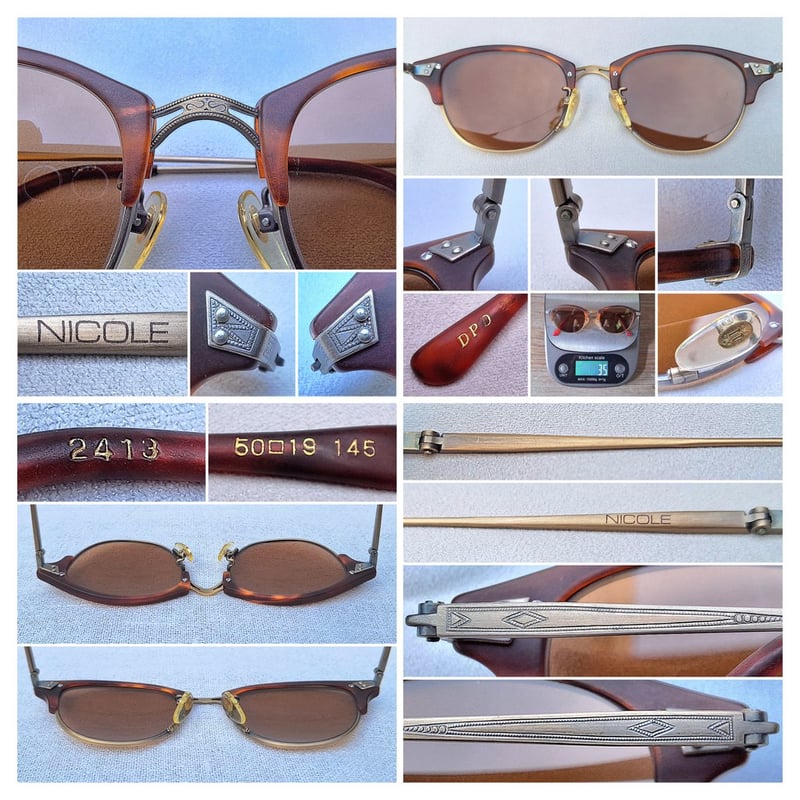 แว่นตาหัตถศิลป์จากแรงบันดาลใจของมหาวิหารโกธิค นิโคล โดย มัตสึดะ–NICOLE by MATSUDA 1 ในผู้ผลิตแว่นตาที่ดีที่สุดของญี่ปุ่น ตัวแท้ สภาพเทพ เก่าเก็บทศวรรษ1980 โคตรเลนส์กระจกพระเจ้า คาร์ล ไซส์ เยนา ที่ได้รับยกย่องว่าดีที่สุดตลอดกาลของชนชาติเยอรมัน ขนาดมาตรฐาน–Standard One Size138mm สวมใส่ได้ทุกขนาดใบหน้า