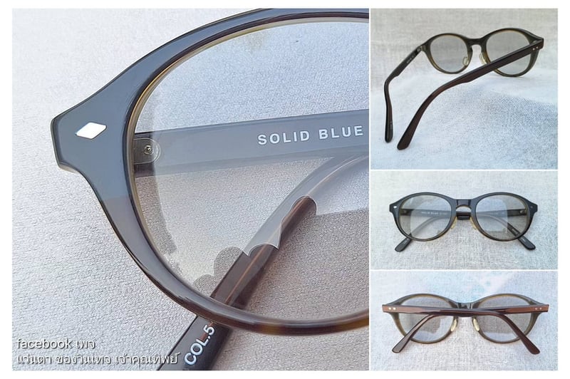แว่นตาเวลลิงตัน–แฮนด์คราฟท์จากเมืองซาบาเอะ โซลิดบลู–SOLID BLUE รุ่น S–165 ตัวแท้ สภาพเทพ เก่าเก็บฤดูใบไม้ผลิ ค.ศ.2011 กรอบอะซีเทต–อนุพันธุ์เส้นใยฝ้าย–สีนาวีบลูสลับน้ำตาลกลาง เลนส์กระจกคริสตัลออโต้ฝรั่งเศส สีเทา–สว่าง ปรับความเข้มอัตโนมัติ ขนาดมาตรฐาน–Standard One Size 140mm สวมใส่ได้ทุกขนาดใบหน้า แว่นตาเวลลิงตัน–แฮนด์คราฟท์จากเมืองซาบาเอะ โซลิดบลู–SOLID BLUE รุ่น S–165 ตัวแท้ สภาพเทพ เก่าเก็บฤดูใบไม้ผลิ ค.ศ.2011 กรอบอะซีเทต–อนุพันธุ์เส้นใยฝ้าย–สีนาวีบลูสลับน้ำตาลกลาง เลนส์กระจกคริสตัลออโต้ฝรั่งเศส สีเทา–สว่าง ปรับความเข้มอัตโนมัติ ขนาดมาตรฐาน–Standard One Size 140mm สวมใส่ได้ทุกขนาดใบหน้า