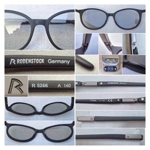 แว่นตาเทพเจ้าของชาวเยอรมัน โรเดนสต็อค–RODENSTOCK รุ่น R5266 ตัวแท้ สภาพเทพ เก่าเก็บทศวรรษ1990 กรอบอะซีเทต–อนุพันธุ์เส้นใยพืช–เกรดพรีเมียม เลนส์กระจกออโต้ฝรั่งเศส สีเทา–สว่าง ปรับความเข้มอัตโนมัติ มองเห็นดวงตา บานพับสปริงหลัง–Back Spring Hinge ขนาดมาตรฐาน–Standard One Size132mm สวมใส่ได้ทุกขนาดใบหน้า