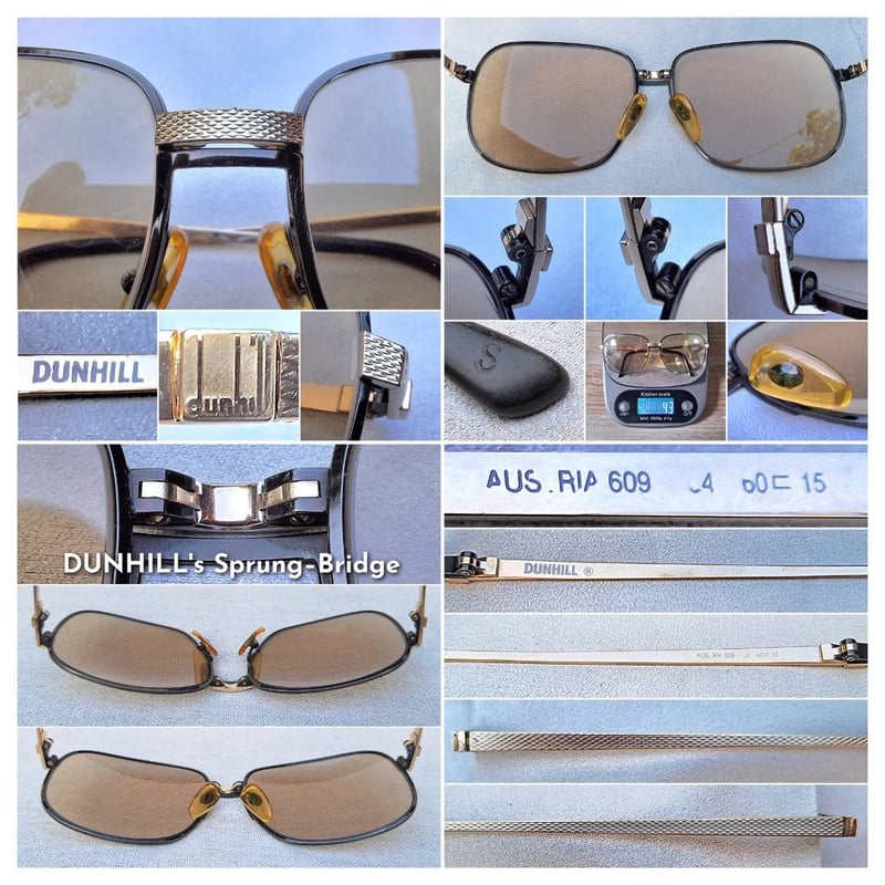 ที่สุดแห่งแว่นตาผู้ดีอังกฤษสายพันธุ์ลอนเดินเนอร์ อัลเฟรด ดันฮิลล์-ALFRED DUNHILL รุ่นหายาก 6090 คานแว่นมีกลไกยืดหยุ่น–Sprung Bridge ตัวแท้ สภาพเทพ เก่าเก็บทศวรรษ1990 โคตรเลนส์กระจก–ออโต้–อิตาเลียน บาร์เบรินี–BARBERINI ที่ได้รับยกย่องว่าเป็น 1 ในเลนส์กระจกแว่นตาที่ดีที่สุดในโลก ขนาดมาตรฐาน–ใหญ่ 142mm