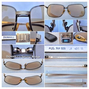 ที่สุดแห่งแว่นตาผู้ดีอังกฤษสายพันธุ์ลอนเดินเนอร์ อัลเฟรด ดันฮิลล์-ALFRED DUNHILL รุ่นหายาก 6090 คานแว่นมีกลไกยืดหยุ่น–Sprung Bridge ตัวแท้ สภาพเทพ เก่าเก็บทศวรรษ1990 โคตรเลนส์กระจก–ออโต้–อิตาเลียน บาร์เบรินี–BARBERINI ที่ได้รับยกย่องว่าเป็น 1 ในเลนส์กระจกแว่นตาที่ดีที่สุดในโลก ขนาดมาตรฐาน–ใหญ่ 142mm