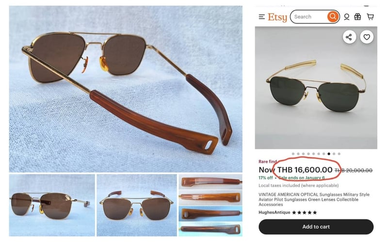 โคตรแว่นตาอเมริกันเสืออากาศยุคสงครามเวียดนาม เอโอ อเมริกัน ออปติคัล–AO AMERICAN OPTICAL ตัวแท้ ราคานักศึกษา ป.โท สภาพดีงาม เก่าเก็บทศวรรษ1970 สนธิกำลังกับโคตรเลนส์กระจกพระเจ้า คาร์ล ไซส์ เยนา ที่ได้รับยกย่องว่าดีที่สุดตลอดกาลของชนชาติเยอรมัน ขนาดมาตรฐาน137mm เลนส์ไซซ์หล่อ52mm สวมใส่พอดีใบหน้า เท่มาก