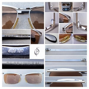 โคตรแว่นตาเก่าแก่ลำดับ 2 ของเยอรมนี เมทซเลอร์ METZLER–ZEISS ตัวแท้ สภาพเทพ เก่าเก็บทศวรรษ 1960 กรอบทองขาวแท้–หุ้ม 10K GF สัดส่วนทองคำบริสุทธิ์ 41.67% โมเดลหายาก–นักบิน–คานเดี่ยว–คาร์ลตัน แฟลช โคตรเลนส์กระจกพระเจ้า CARL ZEISS JENA ที่ได้รับยกย่องว่าดีที่สุดตลอดกาลของชนชาติเยอรมัน ขนาดมาตรฐาน 141mm โคตรแว่นตาเก่าแก่ลำดับ 2 ของเยอรมนี เมทซเลอร์ METZLER–ZEISS ตัวแท้ สภาพเทพ เก่าเก็บทศวรรษ 1960 กรอบทองขาวแท้–หุ้ม 10K GF สัดส่วนทองคำบริสุทธิ์ 41.67% โมเดลหายาก–นักบิน–คานเดี่ยว–คาร์ลตัน แฟลช โคตรเลนส์กระจกพระเจ้า CARL ZEISS JENA ที่ได้รับยกย่องว่าดีที่สุดตลอดกาลของชนชาติเยอรมัน ขนาดมาตรฐาน 141mm