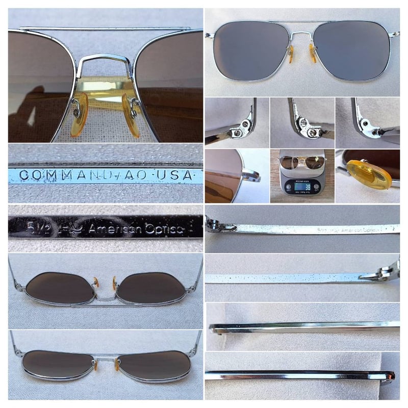 1 ใน 4 โคตรแว่นตาอเมริกันเสืออากาศทศวรรษ 1970s ยุคสงครามเวียดนาม คอมมานด์–เอโอ COMMAND–AO ตัวแท้ สภาพดีงาม วินเทจใช้งานถนอม  โคตรเลนส์กระจกคริสตัลพระเจ้าอันล้ำค่า คาร์ล ไซส์ เยนา–CARL ZEISS JENA ที่ได้รับยกย่องว่าดีที่สุดตลอดกาลของชนชาติเยอรมัน น.น.38g ขนาดมาตรฐาน–ใหญ่ 147mm สวมใส่ได้ทุกขนาดใบหน้า