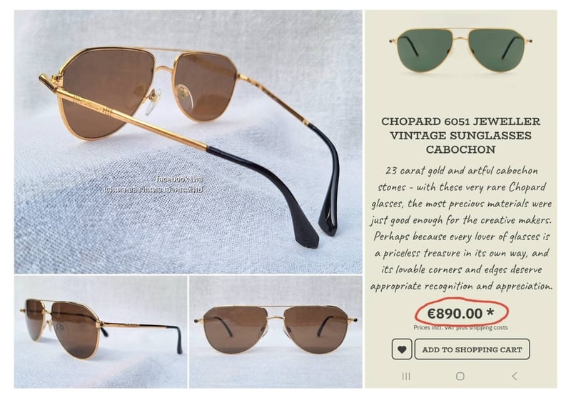 แว่นตาลักซ์ชัวรีแบรนด์สวิสรุ่นที่หายากที่สุด โชปาร์ด–CHOPARD 6051 กรอบทอง 23KGP สีน้ำผึ้ง–Honey Gold Frame ประดับอัญมณีพลอยไพลิน 2 เม็ด สนธิกำลังกับโคตรเลนส์กระจกพระเจ้า คาร์ล ไซส์ เยนา ที่ได้รับยกย่องว่าดีที่สุดตลอดกาลของชนชาติเยอรมัน ขนาดมาตรฐาน–ใหญ่ 150mm สวมใส่ได้ทุกขนาดใบหน้า แว่นตาลักซ์ชัวรีแบรนด์สวิสรุ่นที่หายากที่สุด โชปาร์ด–CHOPARD 6051 กรอบทอง 23KGP สีน้ำผึ้ง–Honey Gold Frame ประดับอัญมณีพลอยไพลิน 2 เม็ด สนธิกำลังกับโคตรเลนส์กระจกพระเจ้า คาร์ล ไซส์ เยนา ที่ได้รับยกย่องว่าดีที่สุดตลอดกาลของชนชาติเยอรมัน ขนาดมาตรฐาน–ใหญ่ 150mm สวมใส่ได้ทุกขนาดใบหน้า