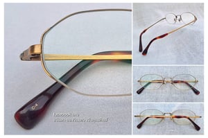 แว่นสายตาเจแปนิสแฮนด์คราฟท์ทศวรรษ 2010 ฟอสฟอรอส–PHOSPHOROS ตัวแท้ มือหนึ่ง สภาพเทพไม่เคยใช้งาน โมเดลยุคซิวิลวอร์–แปดเหลี่ยม–คลาสสิก กรอบเบต้าไทเทเนียมสีทอง เลนส์บลูโพรเทค มัลติโค้ท ค่าสายตา +275 ป้องกันแสงสีฟ้าที่อันตรายจากคอมพิวเตอร์ทุกชนิด ขนาดมาตรฐาน–Standard One Size 135mm สวมใส่ได้ทุกขนาดใบหน้า