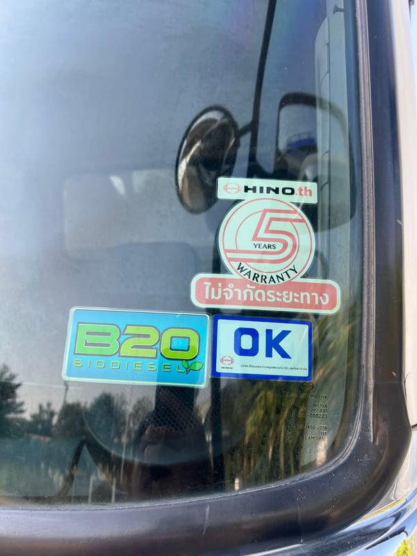 HINO FC 145แรงม้า รถบรรทุก 6ล้อ ดั้มพ์ ปี2021 เลขไมล์ 128,000 กม.