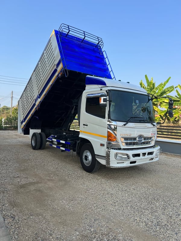 HINO FC 145แรงม้า รถบรรทุก 6ล้อ ดั้มพ์ ปี2021 เลขไมล์ 128,000 กม.