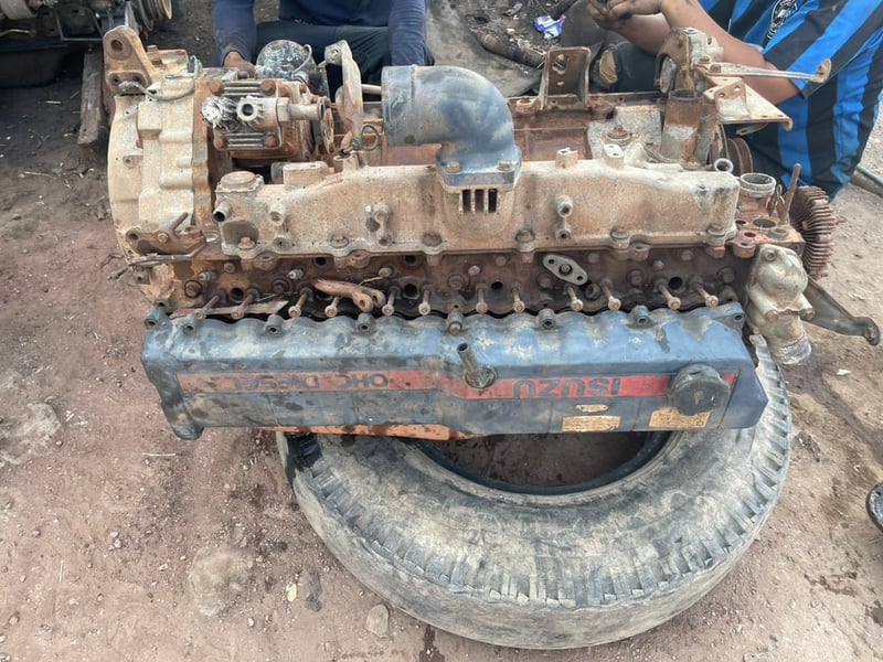 แยกอะไหล่ เครื่อง ISUZU 6HE1 195 