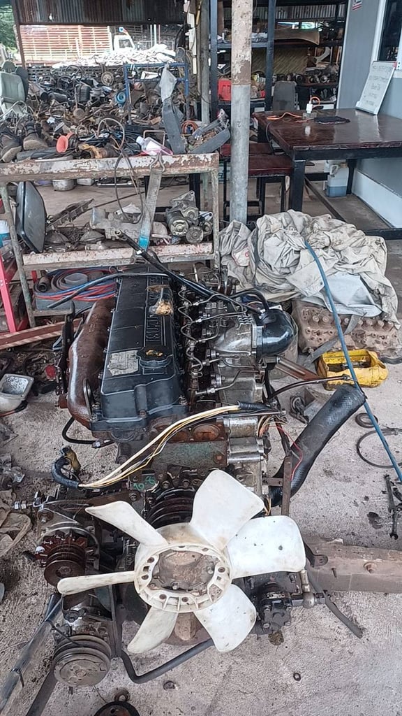 เครื่อง ISUZU 6HE1 195 แรงม้า 49000 บาท พร้อมใช้งาน 