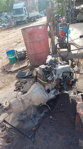 เครื่อง นิสสันฟอร์นเทีย TD27 19000 บาทพร้อมเกียร์ 