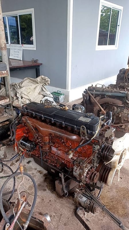 เครื่อง ISUZU 6HE1 195 แรงม้า 48000 บาท พร้อมใช้งาน