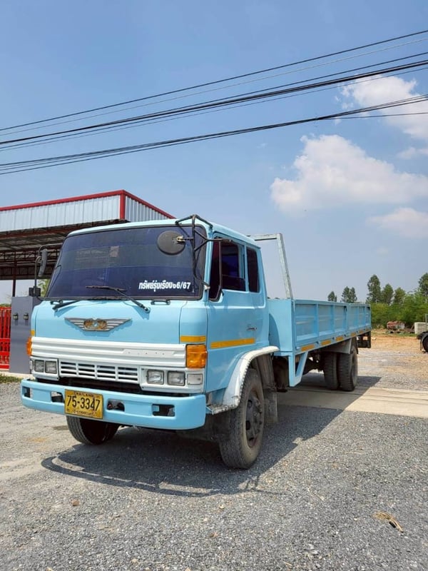 HINO FF 168แรงม้า รถบรรทุก 6ล้อ กระบะเหล็ก ปี2003