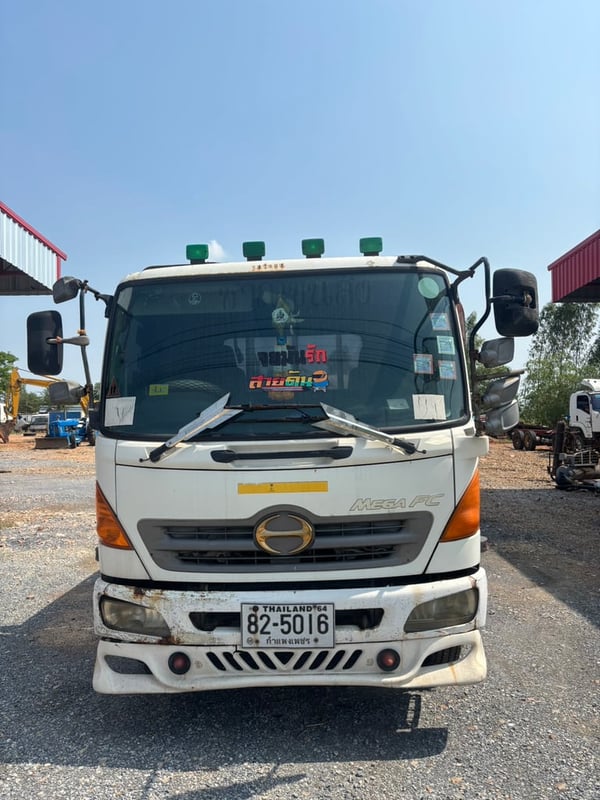 HINO FC 144แรงม้า รถบรรทุก 6ล้อ กระบะเหล็ก ปี2007