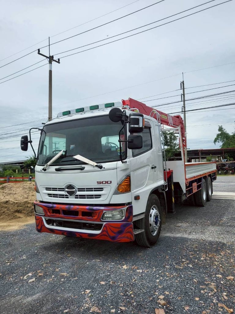 HINO FL 260แรงม้า รถบรรทุก 10ล้อ กระบะเหล็ก ปี2020 HINO FL 260แรงม้า รถบรรทุก 10ล้อ กระบะเหล็ก ปี2020