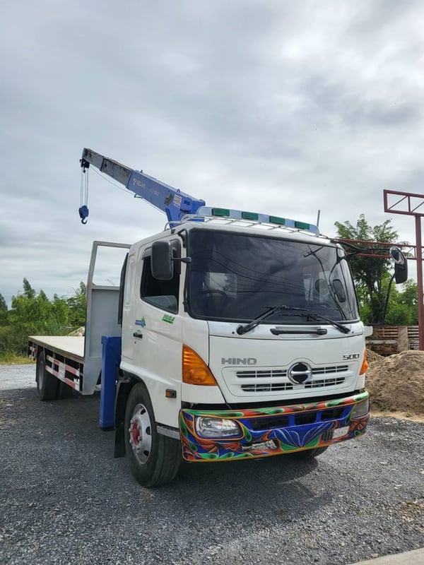 รถฮีโน่ FG8J 6ล้อพื้นเรียบเครน ปี53