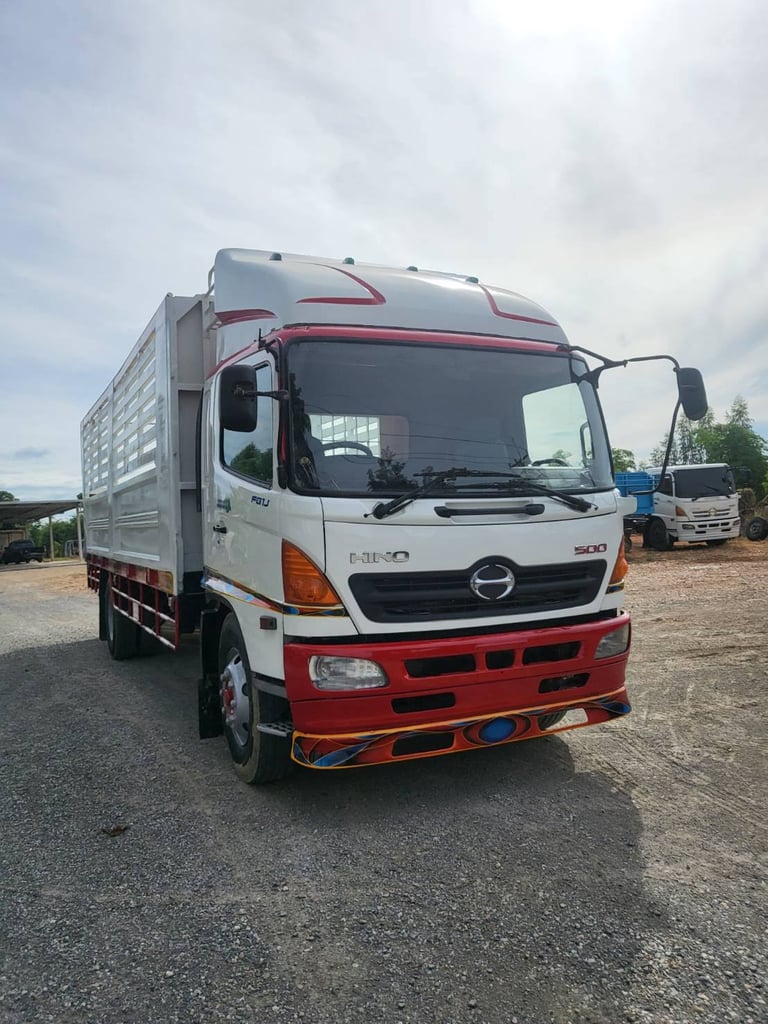 HINO FG 220แรงม้า รถบรรทุก 6ล้อ กระบะคอกสูง ปี2021 HINO FG 220แรงม้า รถบรรทุก 6ล้อ กระบะคอกสูง ปี2021
