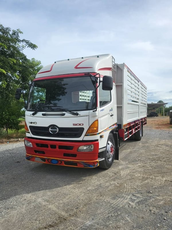 HINO FG 220แรงม้า รถบรรทุก 6ล้อ กระบะคอกสูง ปี2021